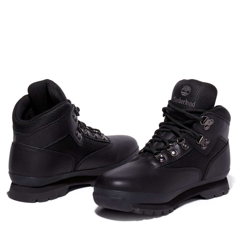 Zapatillas Timberland Argentina Niños - Junior Euro Hiker Boots - Negras - LBAITK-702